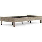 Oliah Natural Twin Platform Bed - Lara Furniture