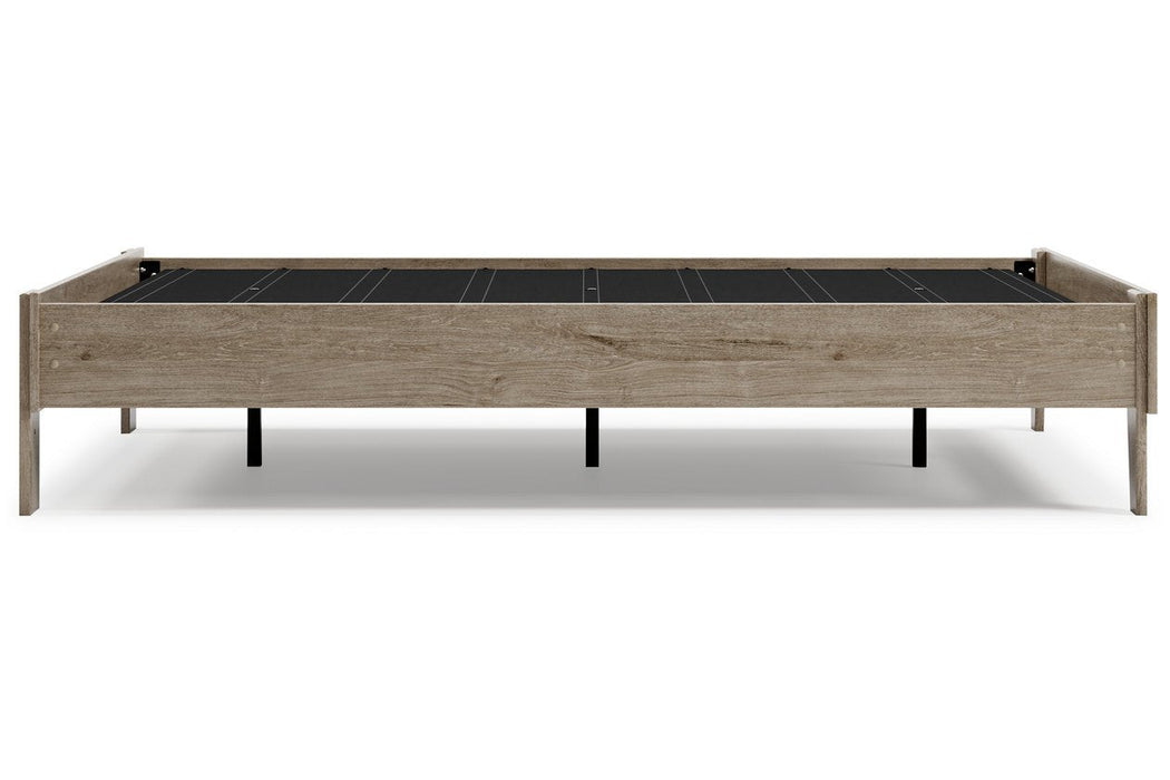 Oliah Natural Full Platform Bed - Lara Furniture