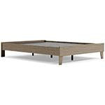 Oliah Natural Queen Platform Bed - Lara Furniture