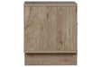 Oliah Natural Nightstand - Lara Furniture