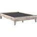 Neilsville Whitewash Full Platform Bed - Lara Furniture