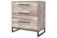 Neilsville Whitewash Chest of Drawers - Lara Furniture