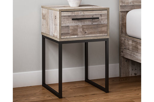 Neilsville Whitewash Nightstand - Lara Furniture