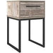 Neilsville Whitewash Nightstand - Lara Furniture