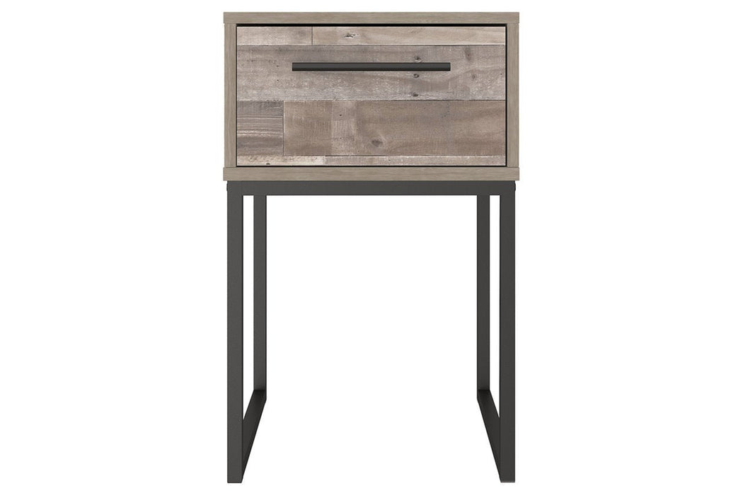 Neilsville Whitewash Nightstand - Lara Furniture