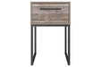 Neilsville Whitewash Nightstand - Lara Furniture