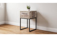 Neilsville Whitewash Nightstand - Lara Furniture