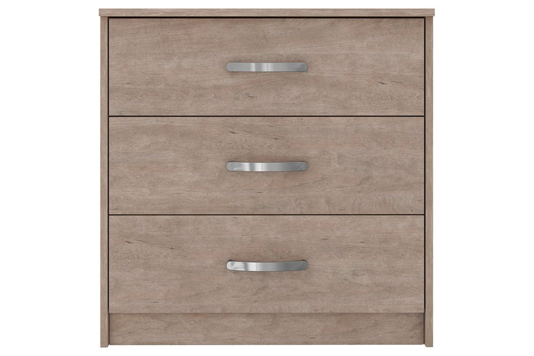 Flannia Gray Chest of Drawers - Lara Furniture