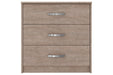 Flannia Gray Chest of Drawers - Lara Furniture