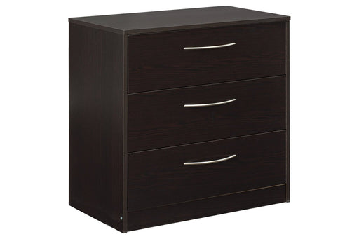 Flannia Black Chest of Drawers - Lara Furniture