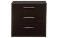 Flannia Black Chest of Drawers - Lara Furniture