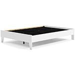 Finch White Full Platform Bed - Lara Furniture