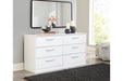 Finch White Dresser - Lara Furniture