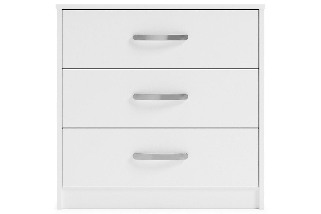 Finch White Chest of Drawers - Lara Furniture