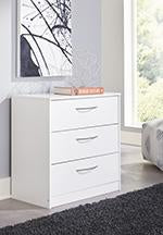 Finch White Chest of Drawers - Lara Furniture