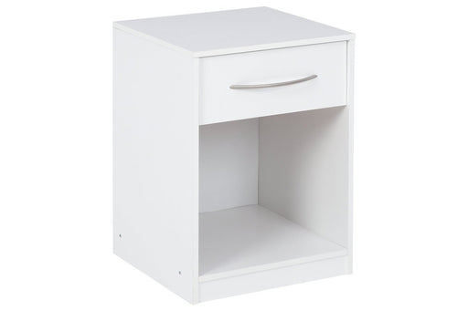 Finch White Nightstand - Lara Furniture