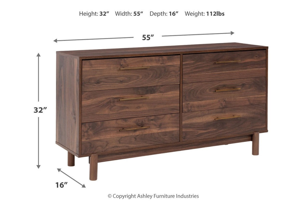 Calverson Mocha Dresser - Lara Furniture