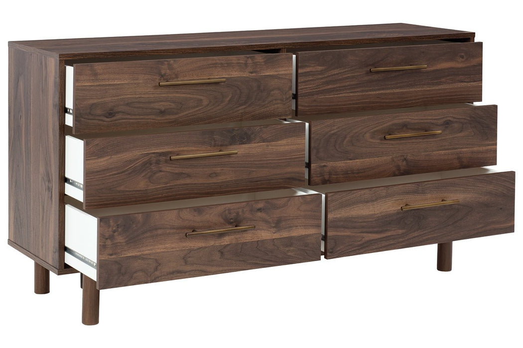 Calverson Mocha Dresser - Lara Furniture