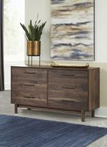 Calverson Mocha Dresser - Lara Furniture