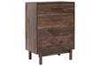 Calverson Mocha Chest of Drawers - Lara Furniture