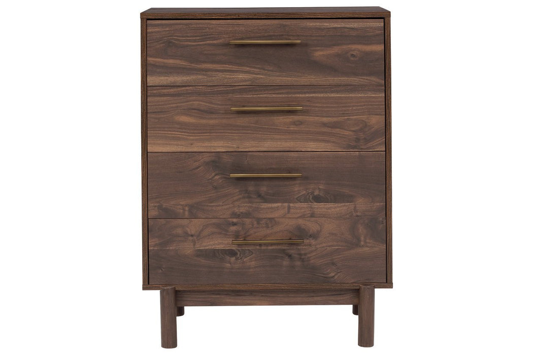 Calverson Mocha Chest of Drawers - Lara Furniture