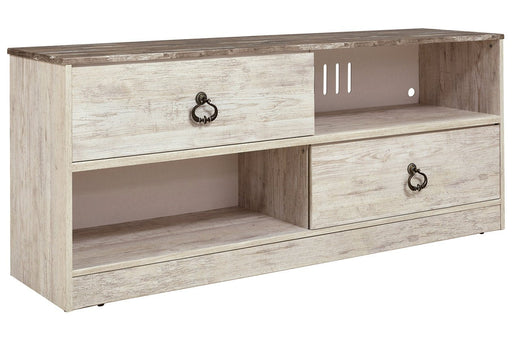 Willowton Whitewash 54" TV Stand - Lara Furniture