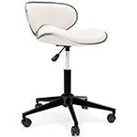 Beauenali White Home Office Desk Chair - Lara Furniture