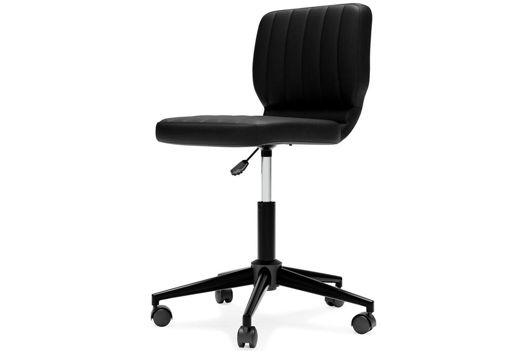 Beauenali Black Home Office Desk Chair - Lara Furniture