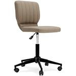 Beauenali Taupe Home Office Desk Chair - Lara Furniture