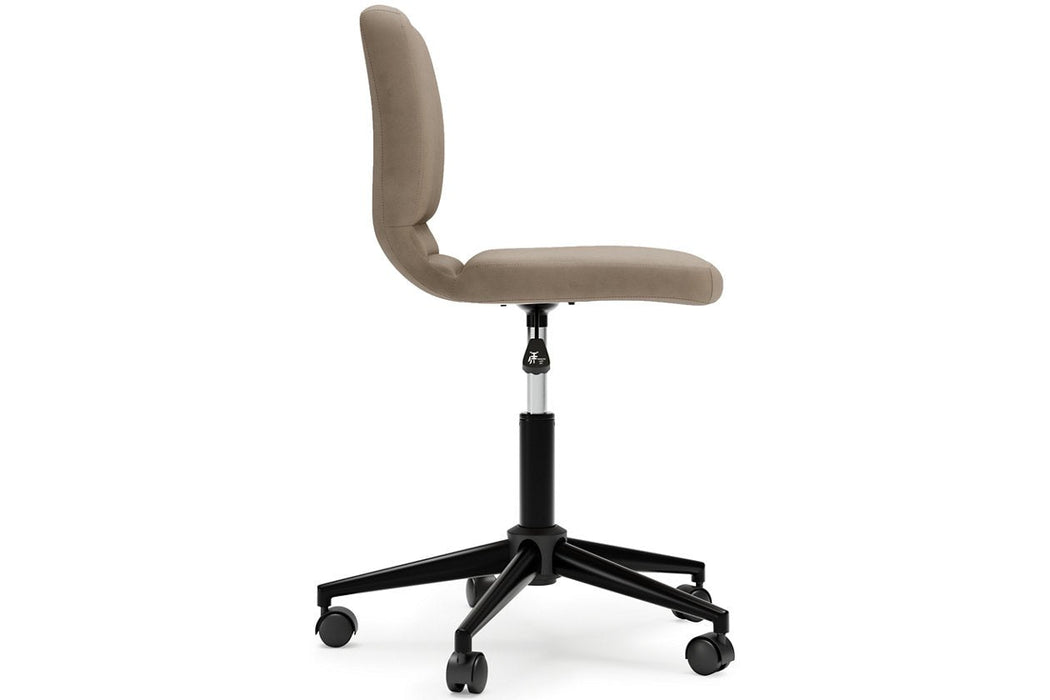 Beauenali Taupe Home Office Desk Chair - Lara Furniture