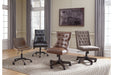 Office Chair Program Brown Home Office Desk Chair - Lara Furniture