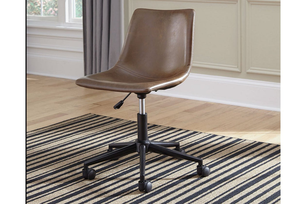 Office Chair Program Brown Home Office Desk Chair - Lara Furniture