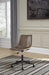 Office Chair Program Brown Home Office Desk Chair - Lara Furniture