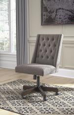 Office Chair Program Graphite Home Office Desk Chair - Lara Furniture