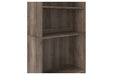 Arlenbry Gray 71" Bookcase - Lara Furniture