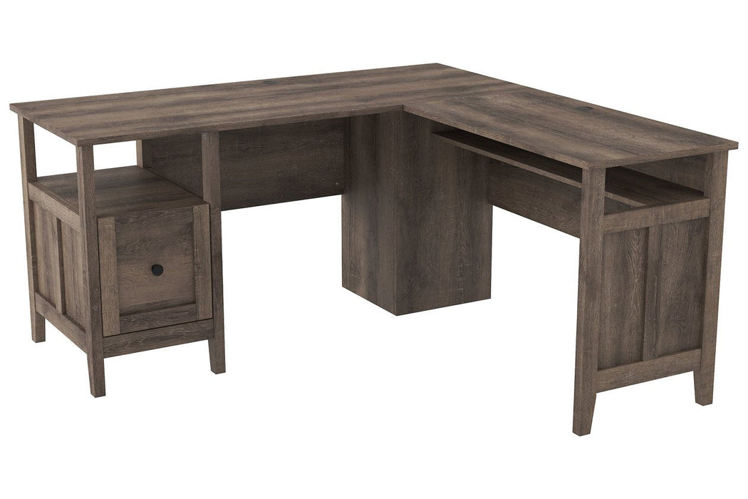 Arlenbry Gray 58" Home Office Desk - Lara Furniture