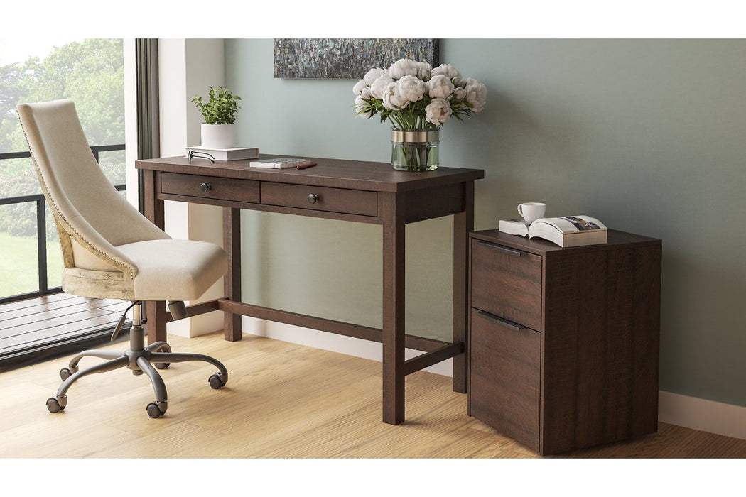 Camiburg Warm Brown 47" Home Office Desk - Lara Furniture