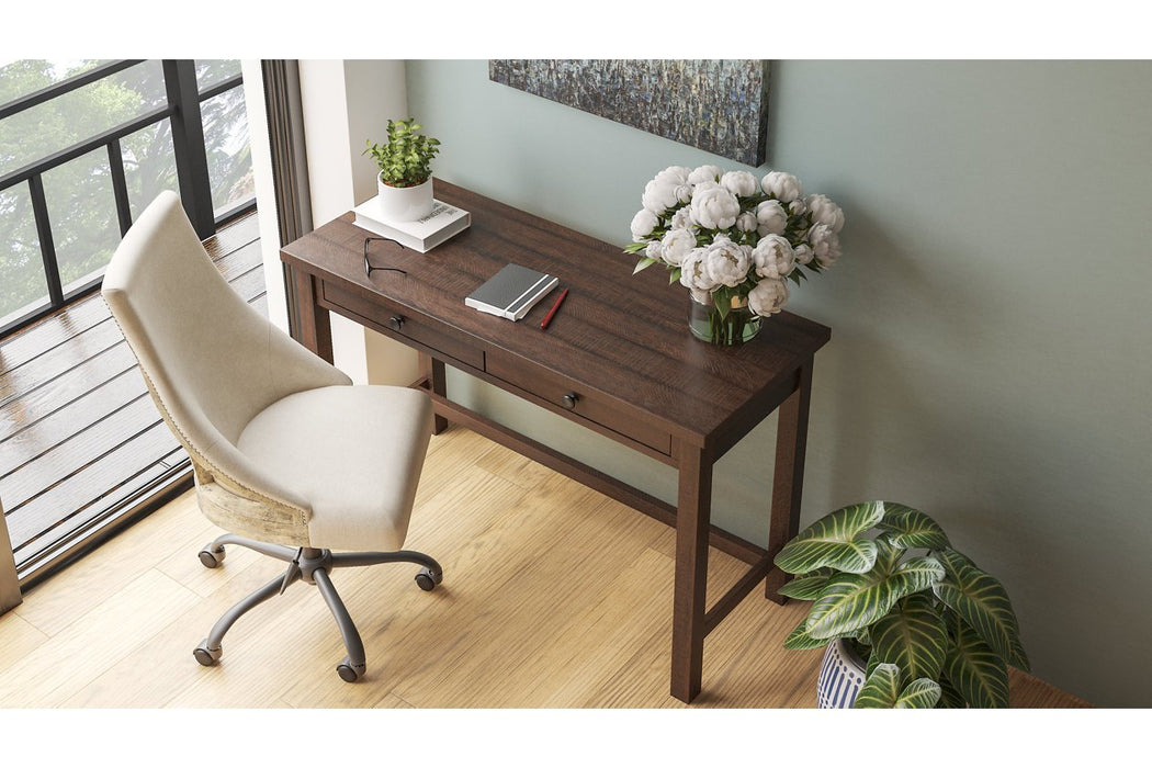 Camiburg Warm Brown 47" Home Office Desk - Lara Furniture