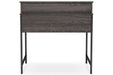 Freedan Grayish Brown 37" Home Office Desk - Lara Furniture