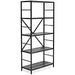 Freedan Grayish Brown 63" Bookcase - Lara Furniture