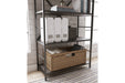 Freedan Grayish Brown 63" Bookcase - Lara Furniture