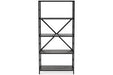 Freedan Grayish Brown 63" Bookcase - Lara Furniture