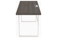 Dorrinson Two-tone 47" Home Office Desk - Lara Furniture