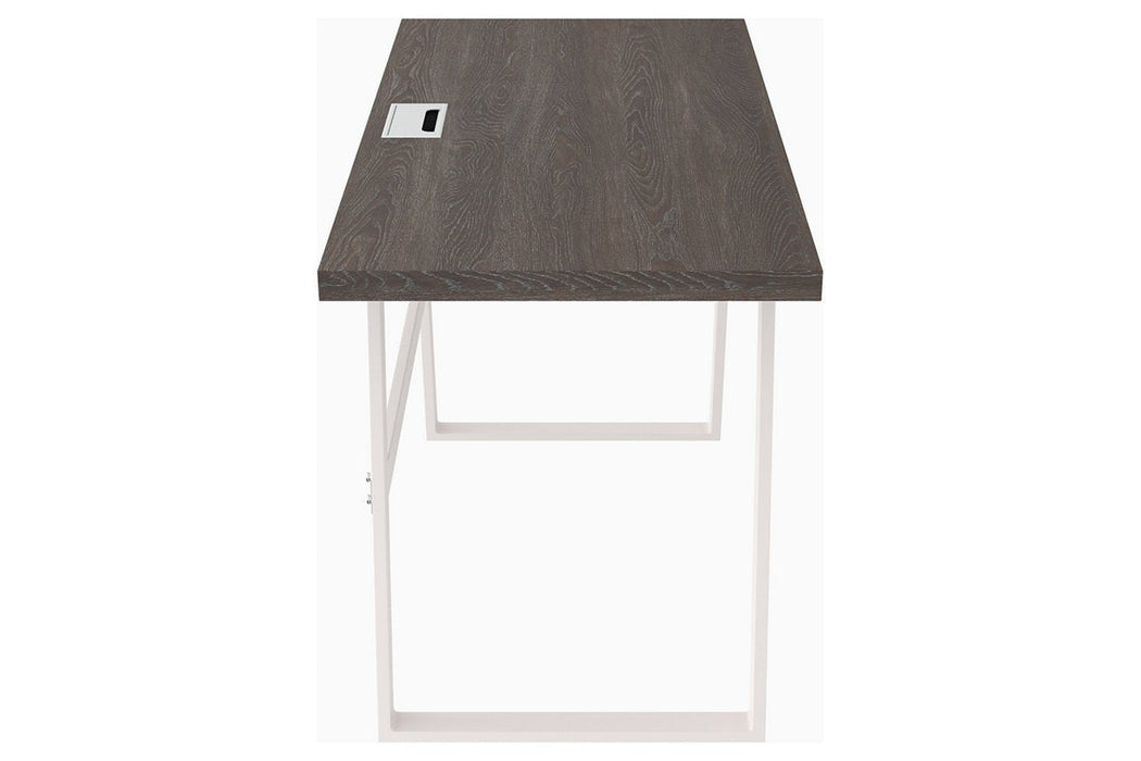 Dorrinson Two-tone 47" Home Office Desk - Lara Furniture