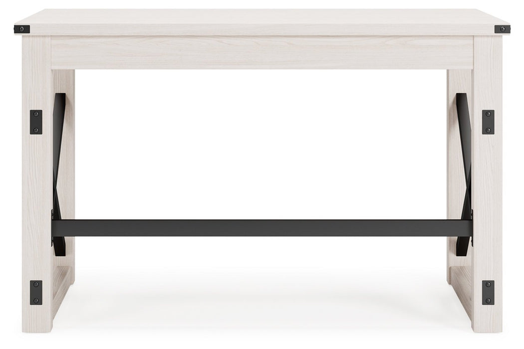 Bayflynn Whitewash 48" Home Office Desk - Lara Furniture