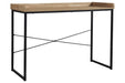 Gerdanet Light Brown/Black 43" Home Office Desk - Lara Furniture