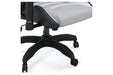 Lynxtyn White/Gray Home Office Desk Chair - Lara Furniture