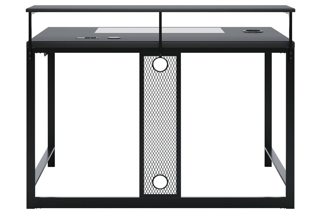 Lynxtyn Black 48" Home Office Desk - Lara Furniture