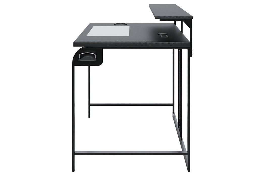 Lynxtyn Black 48" Home Office Desk - Lara Furniture