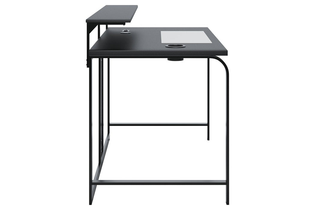 Lynxtyn Black 48" Home Office Desk - Lara Furniture